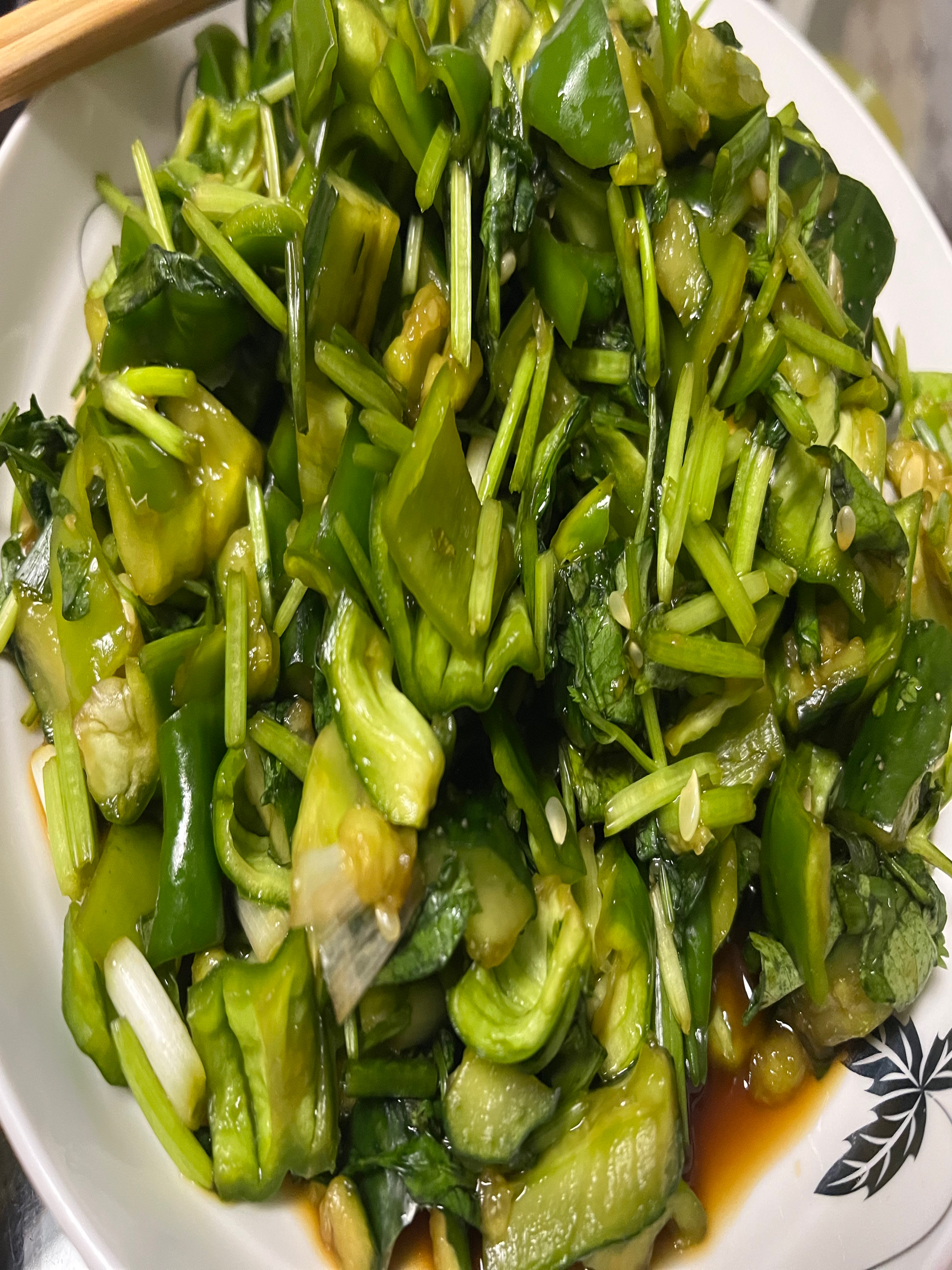 老虎菜（东北夏季下饭凉拌菜）