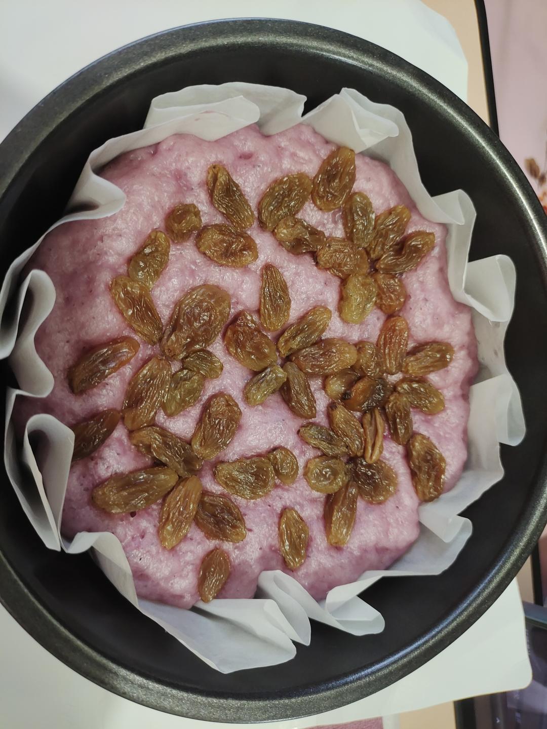 蔓越莓紫薯发糕#北鼎养生壶食谱#