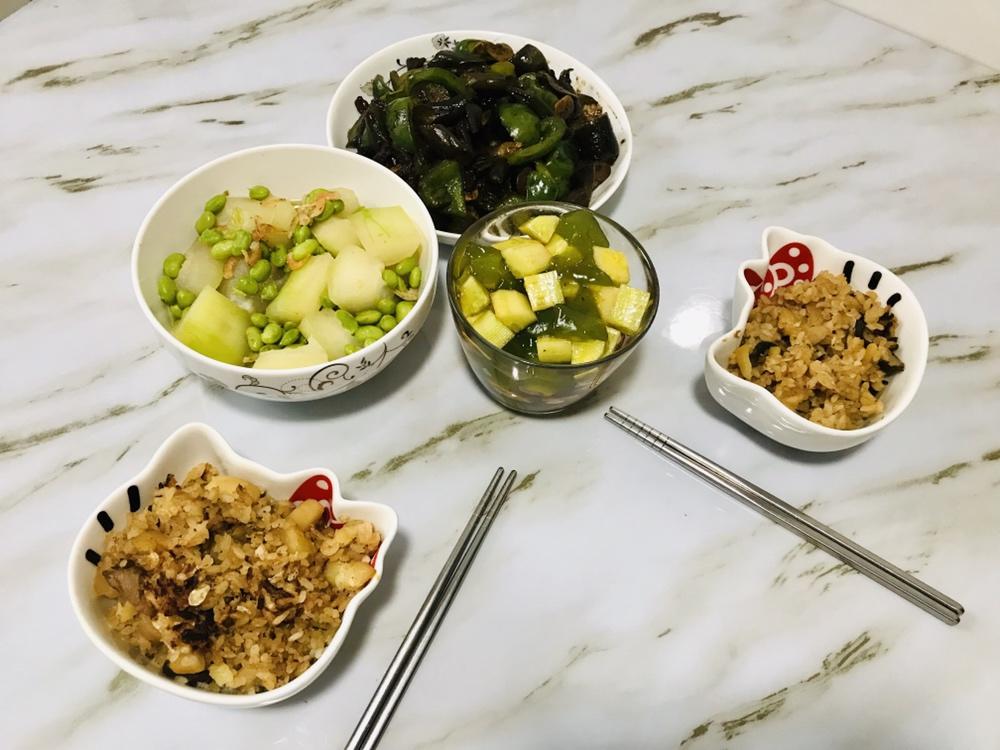 开洋毛豆烧冬瓜