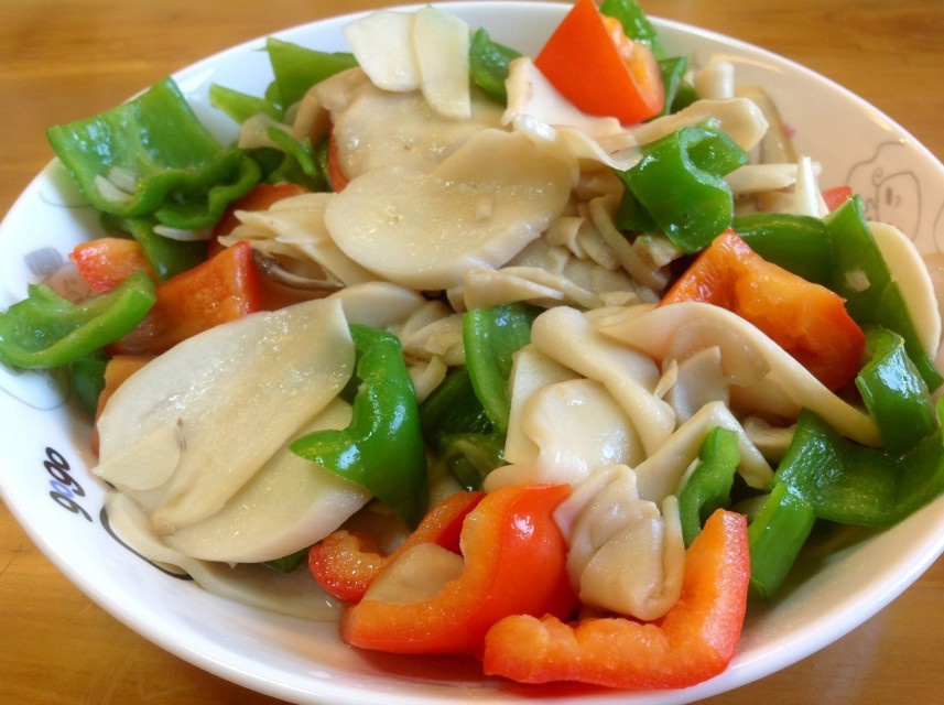 杏鲍菇炒青椒