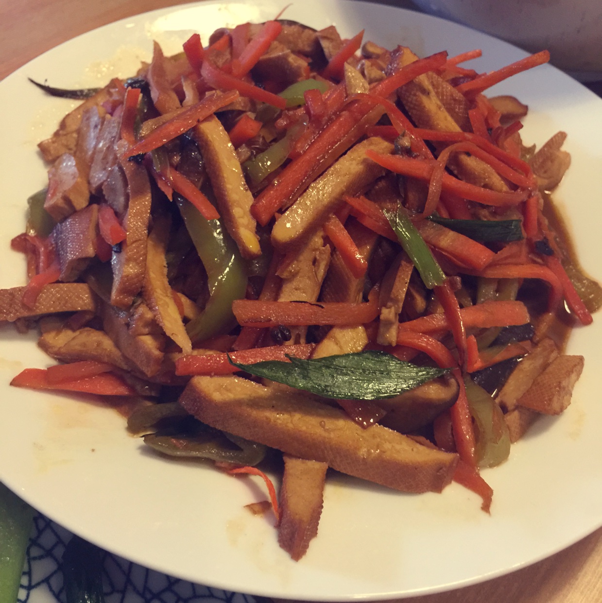 家常小炒豆干