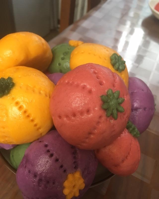 乐活27做的花式豆沙包