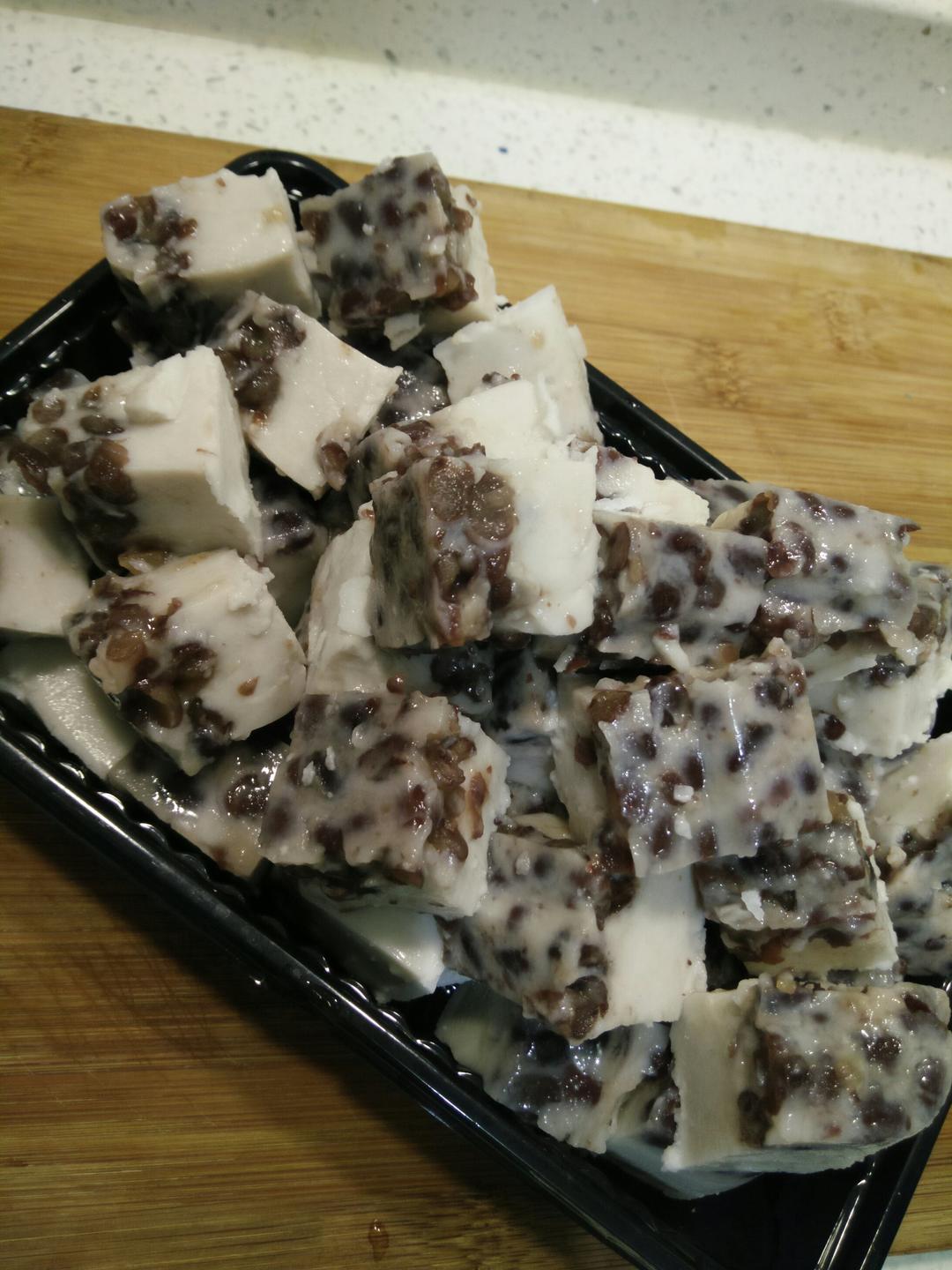 红豆椰奶冻