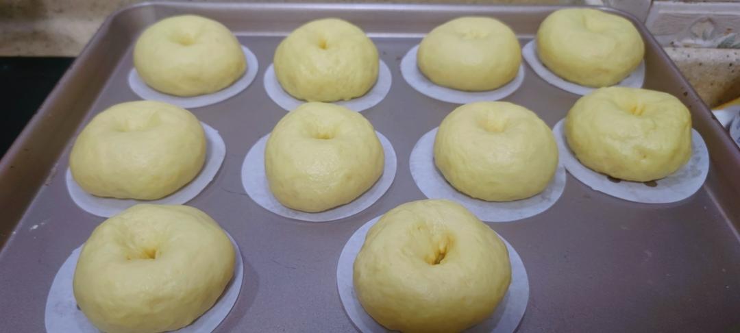 🍩超快手一小时低糖无需烤箱的甜甜圈（详细视频）