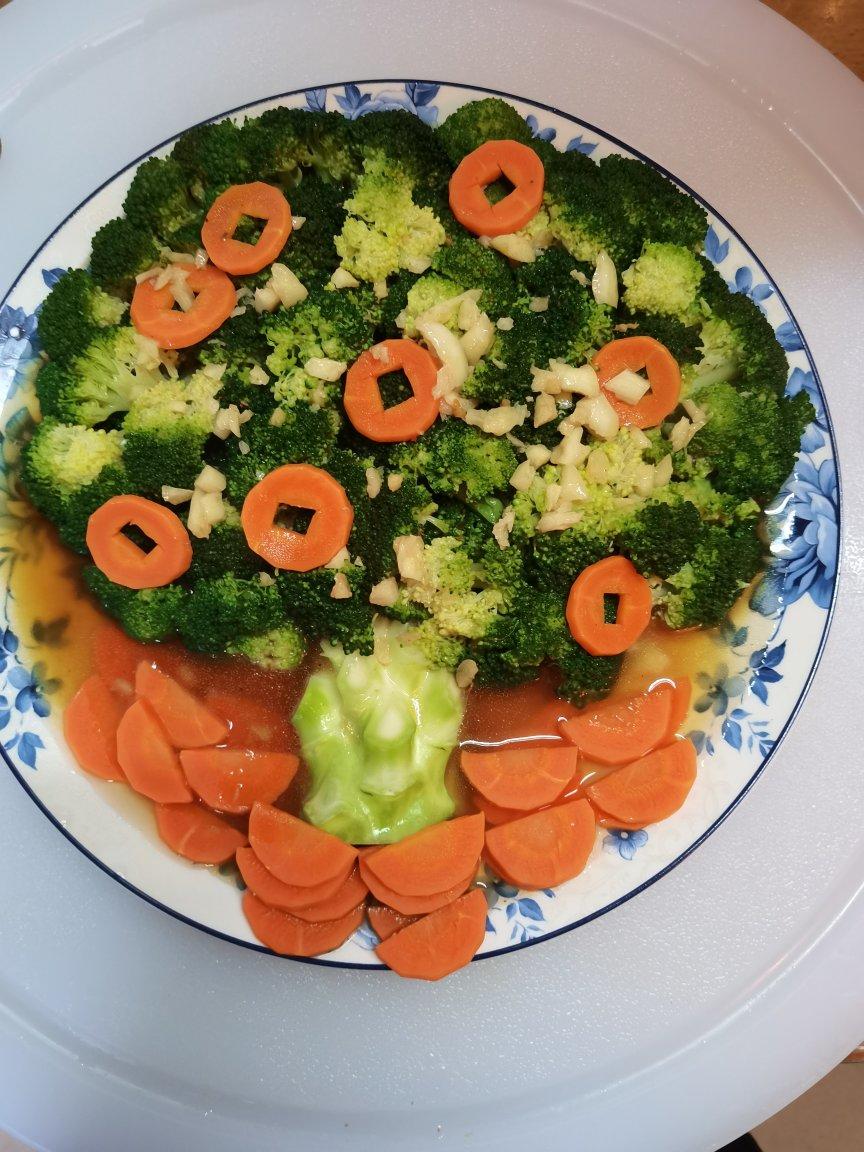 年夜菜之吉祥发财树（辣汁西兰花）