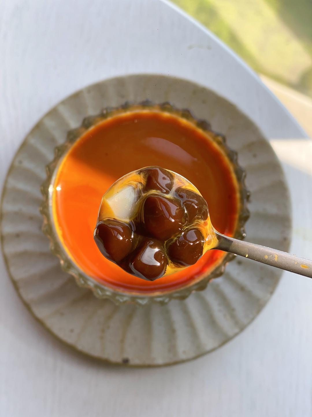 【自制饮品】番薯粉版本珍珠奶茶咖啡机萃取博士茶无咖啡因小孩子也可以喝的做法