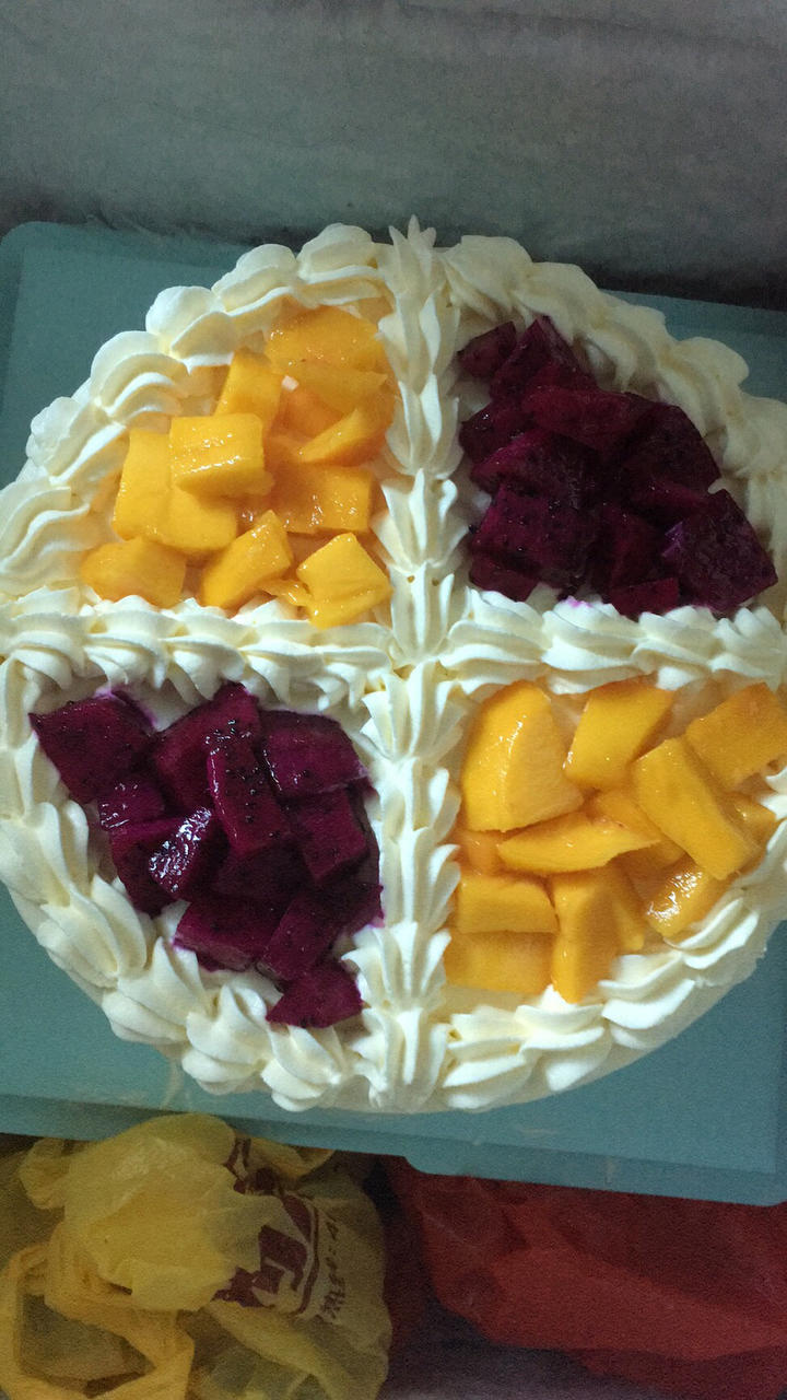 8寸水果戚风蛋糕