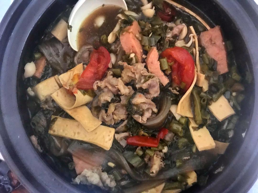 酸爽宽粉砂锅 Hunan Glass Noodles