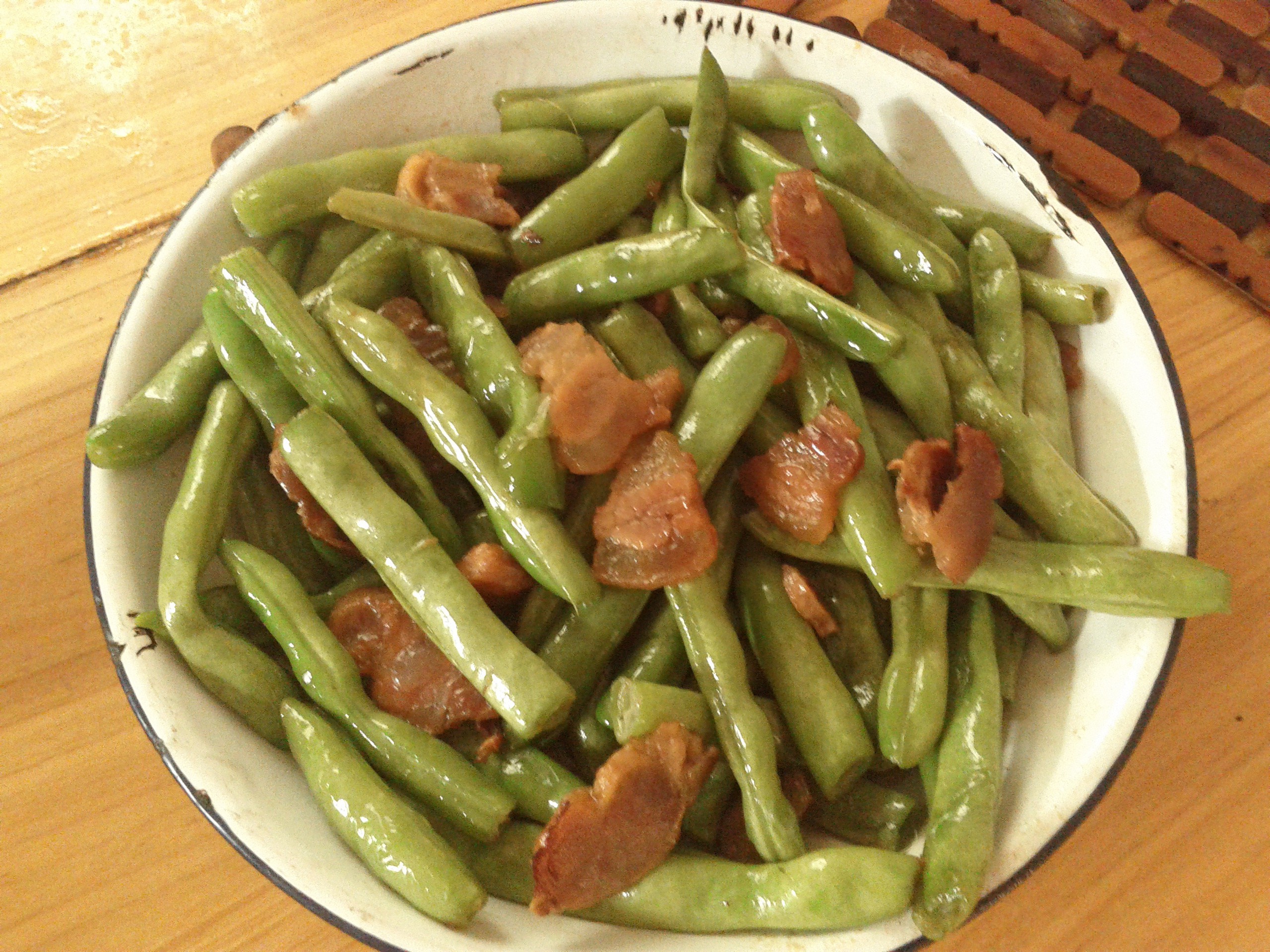 豆角炒腊肉