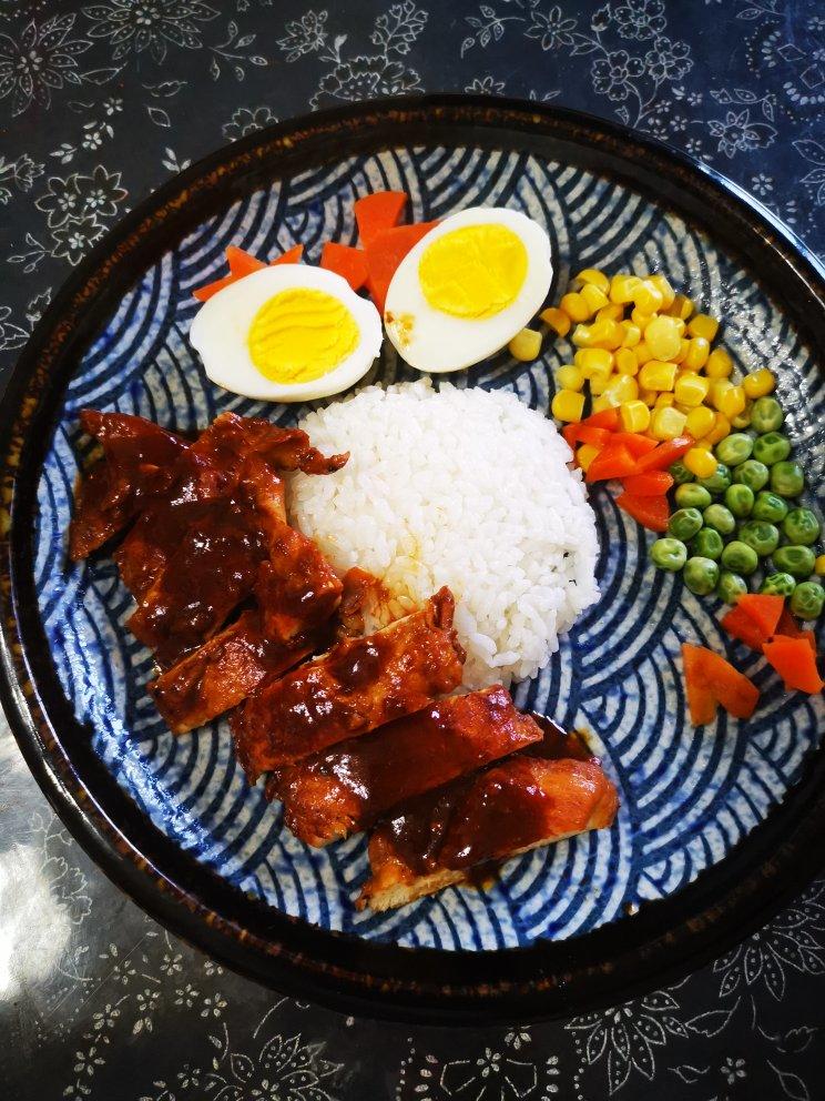 照烧鸡腿饭