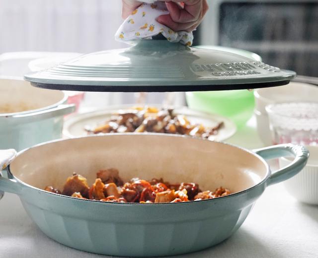 快手料理-虫草花蒸鸡 | 北鼎焖焗珐琅锅的做法