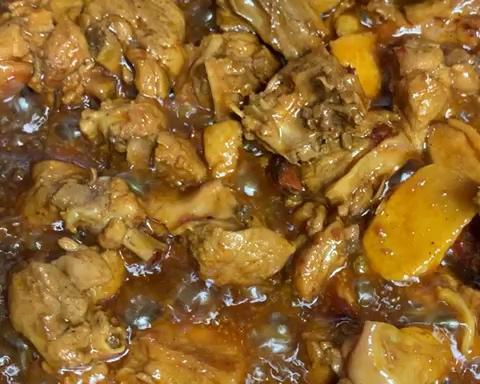 香喷喷的啤酒烧鸭