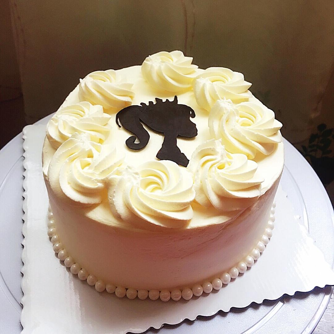 6寸原味戚风蛋糕