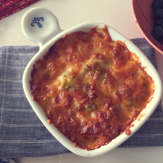 番茄鸡肉浓情焗饭【两人份】