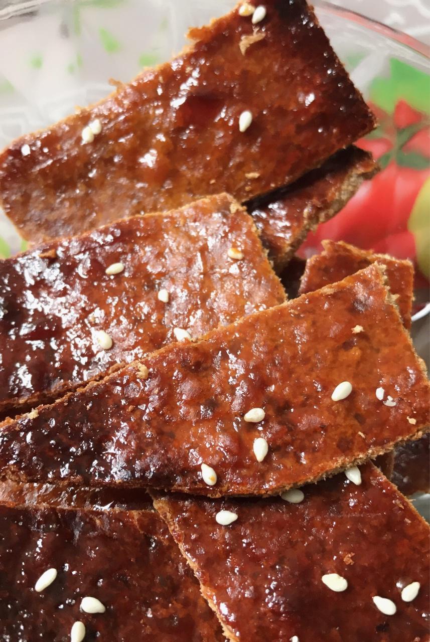 开芯开心做的蜜汁猪肉脯