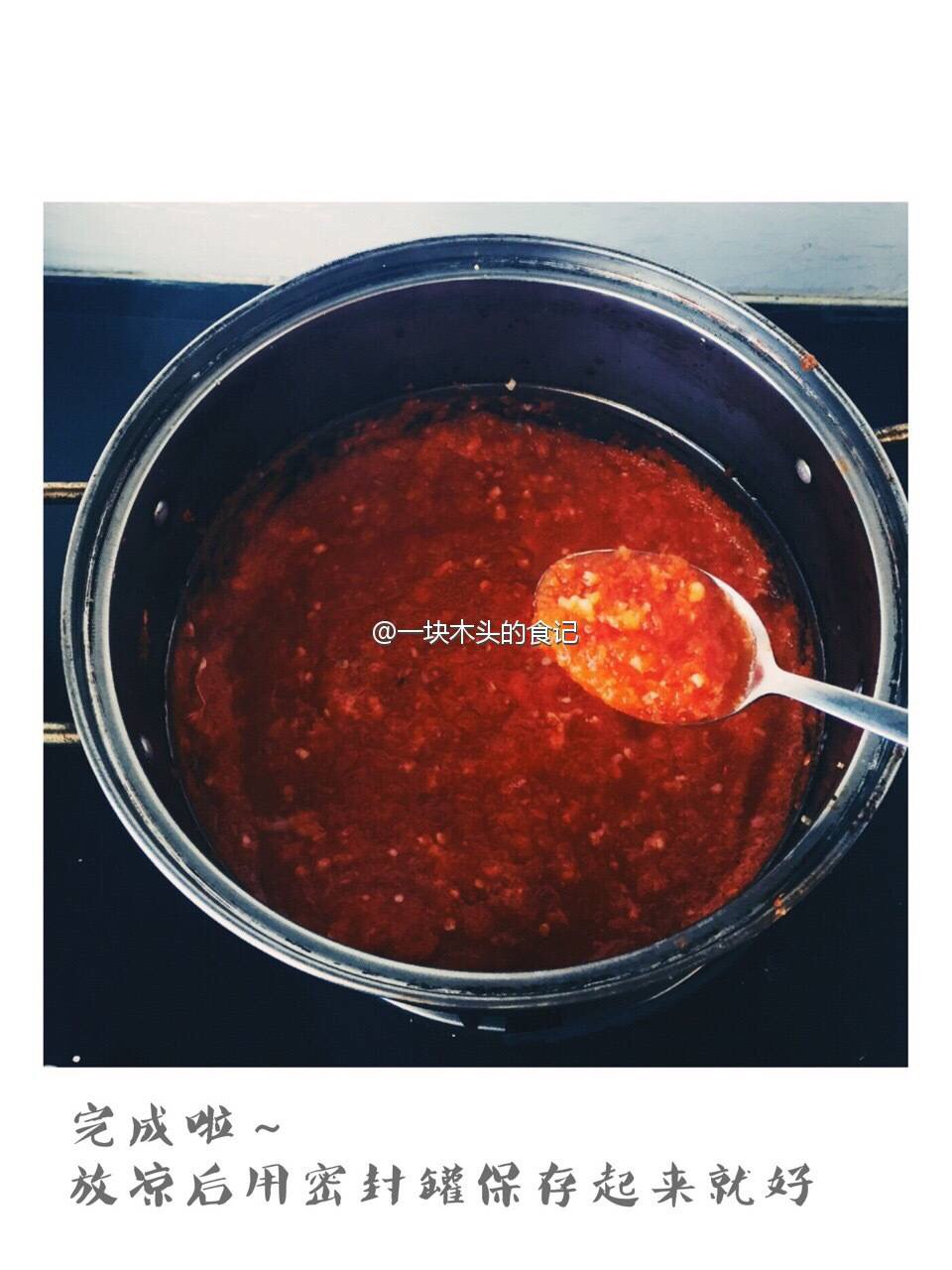 不辣的辣椒酱的做法 步骤7