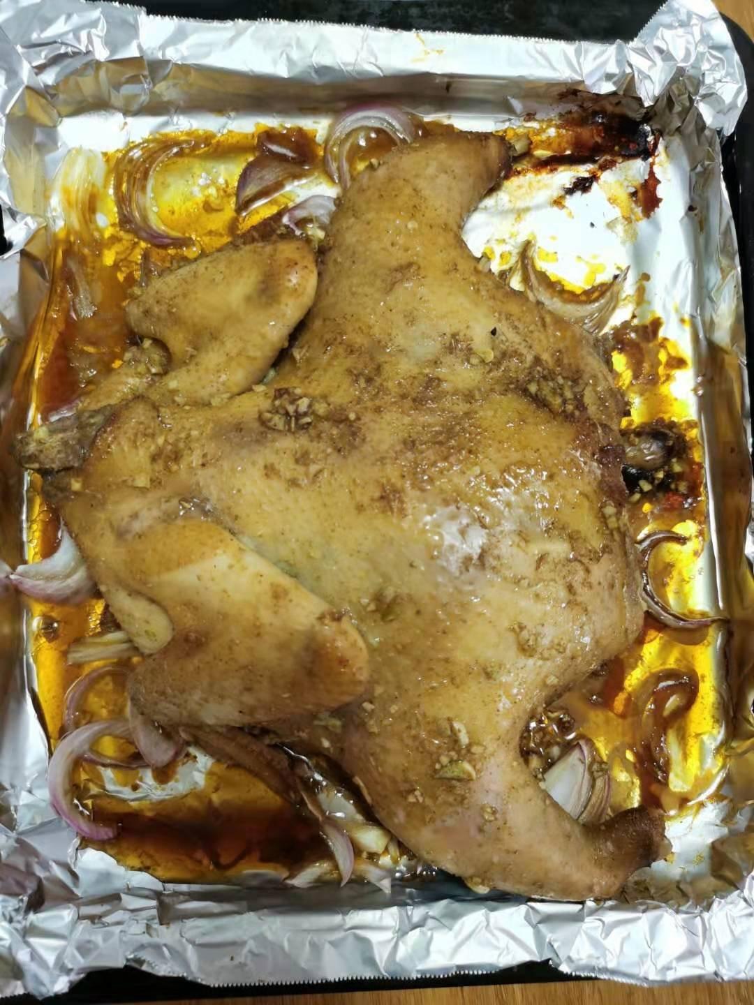 田螺姑娘超级简单不用腌制脆皮烤鸡