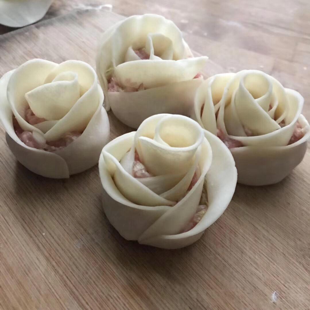 玫瑰花饺子
