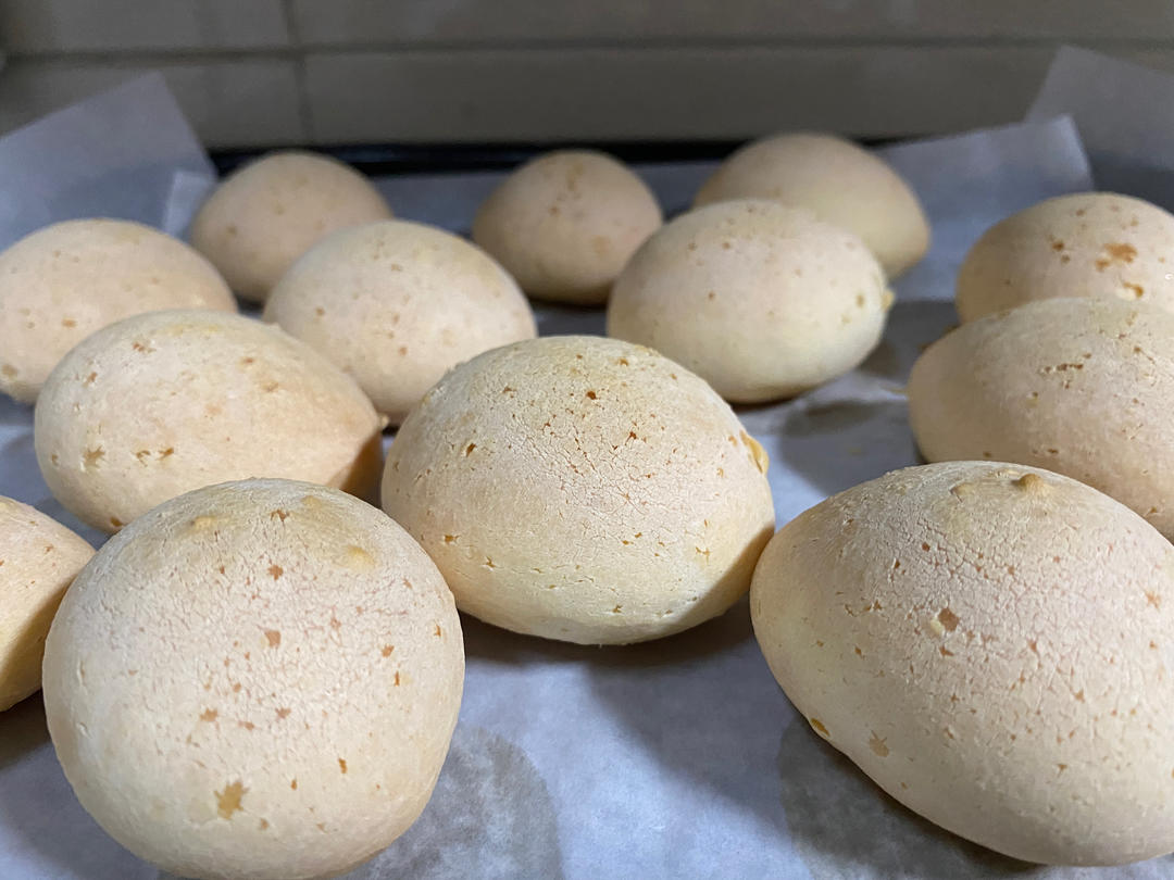 不用预拌粉的麻薯包（个个空心）