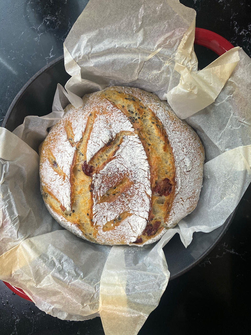 铸铁锅版低油低糖免揉欧包【不藏私】