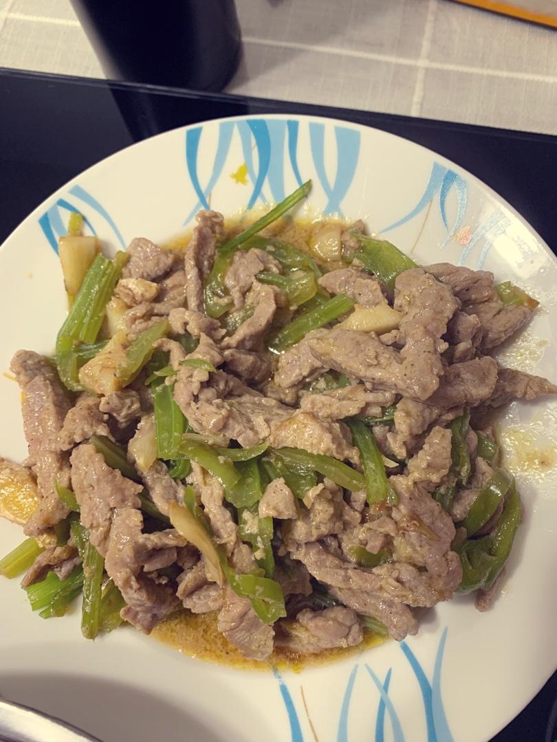 洋葱炒牛肉丝
