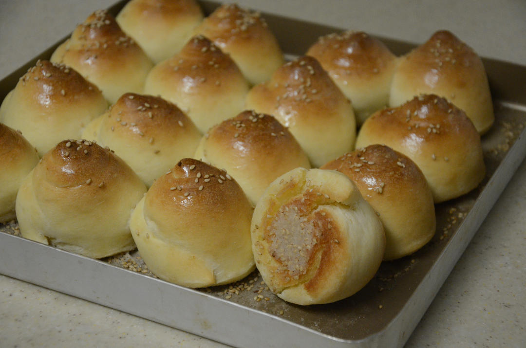 奶油蜂蜜小面包