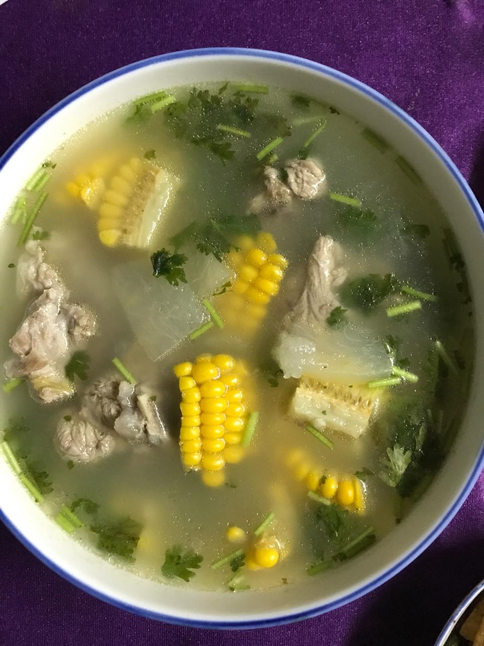 冬瓜玉米排骨汤