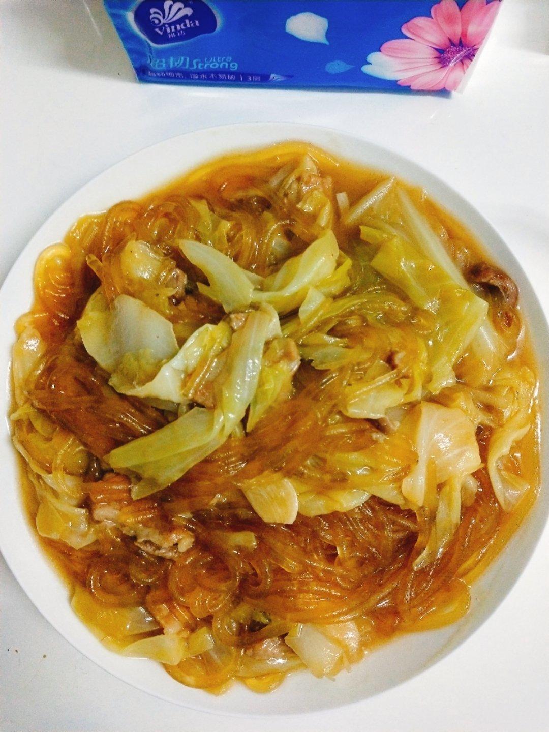 猪肉白菜炖粉条