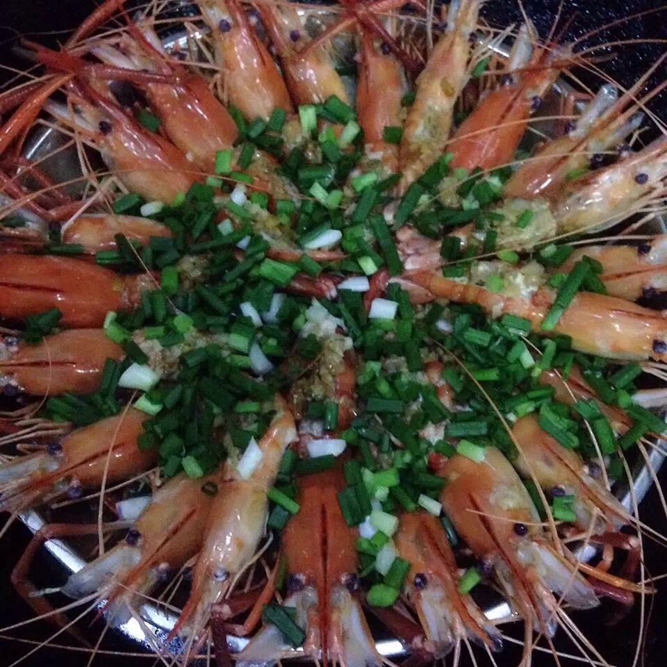 蒜蓉粉丝蒸虾