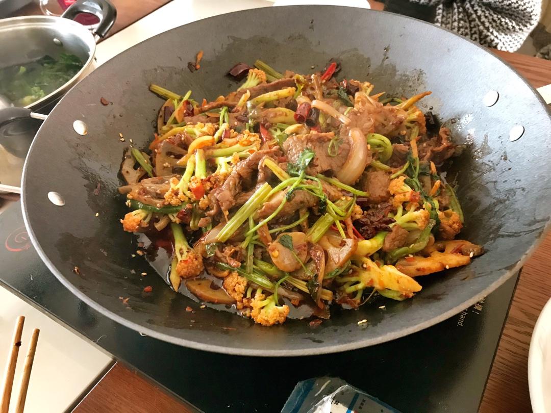 干锅香辣牛肉