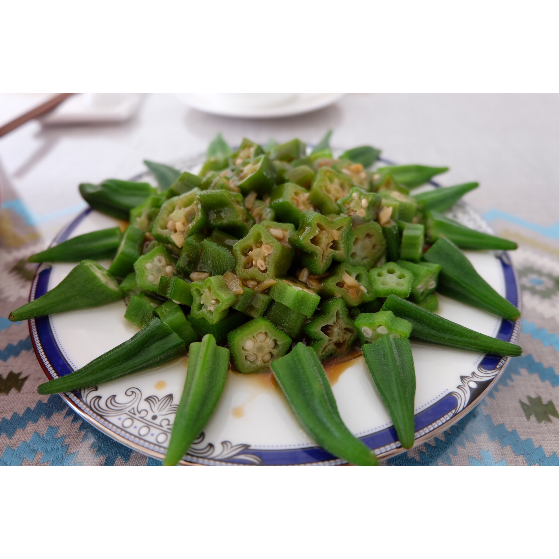 【白灼秋葵】清爽简单