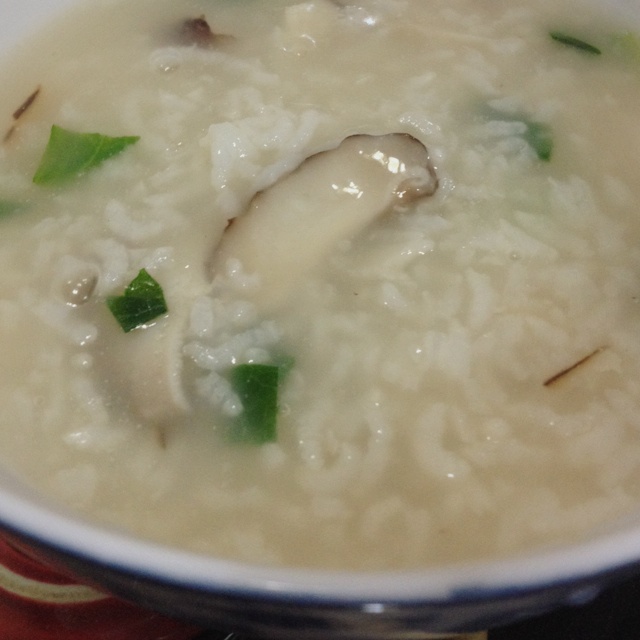 香菇青菜粥