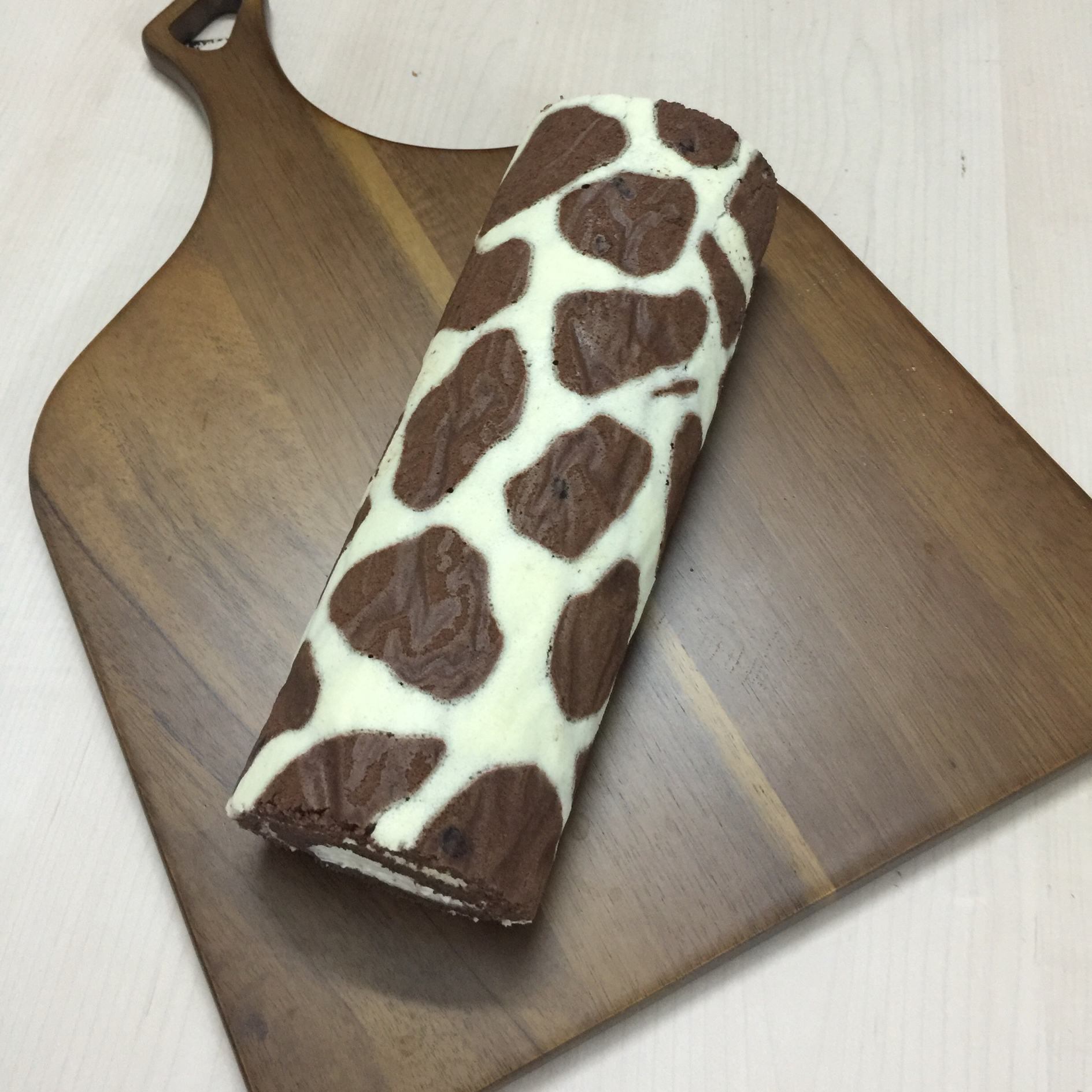 最详细·长颈鹿蛋糕卷