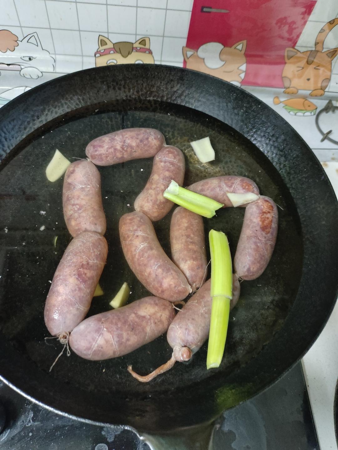 自制台湾脆皮肠、QQ烤肠