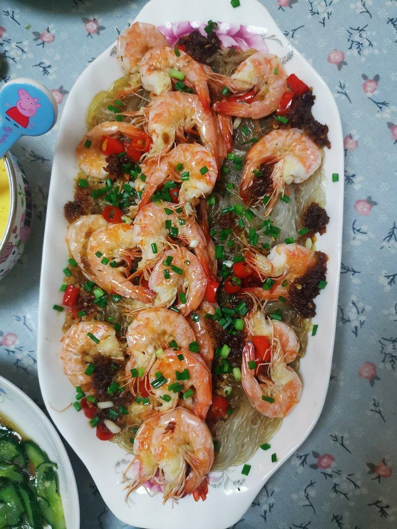 蒜蓉粉丝蒸虾
