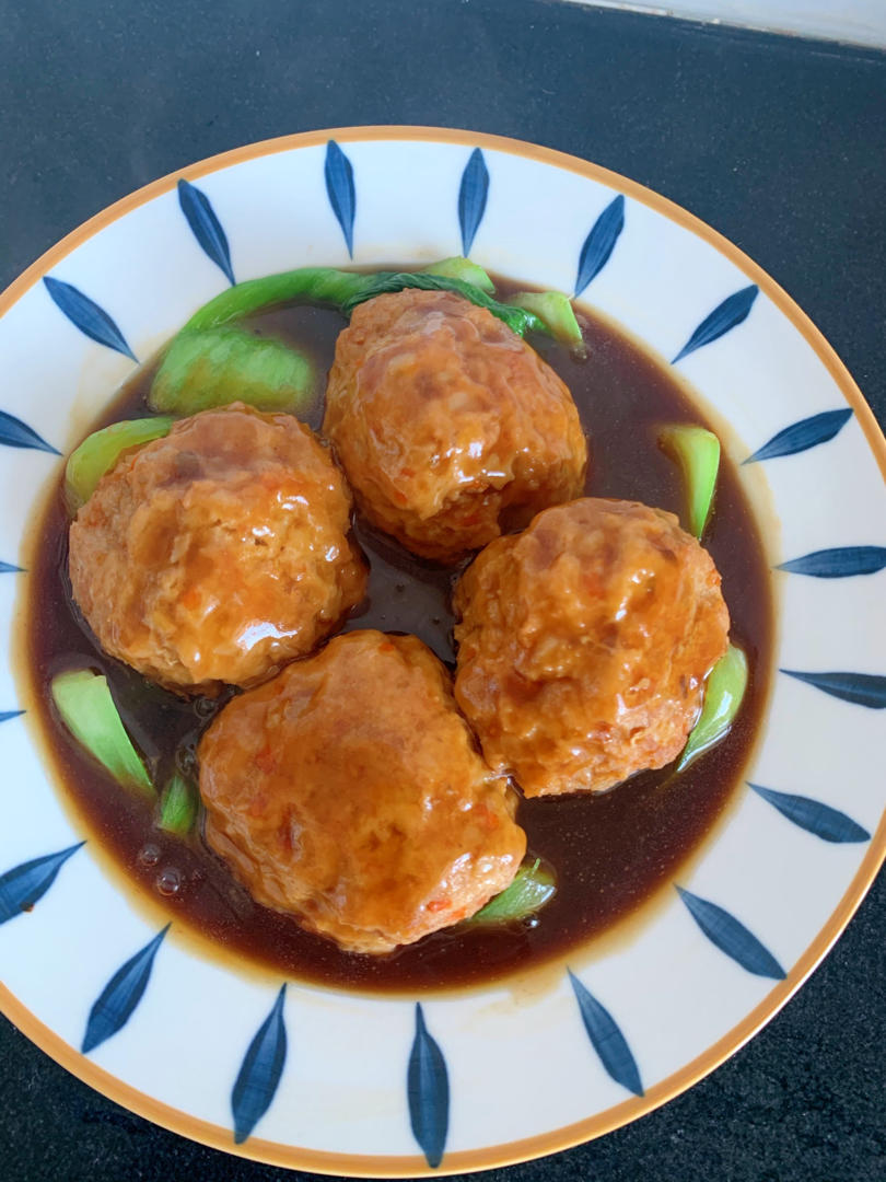 厨师长教你：“四喜丸子”的家常做法，味道非常赞