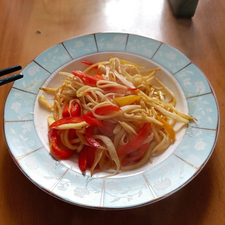 素炒茭白丝