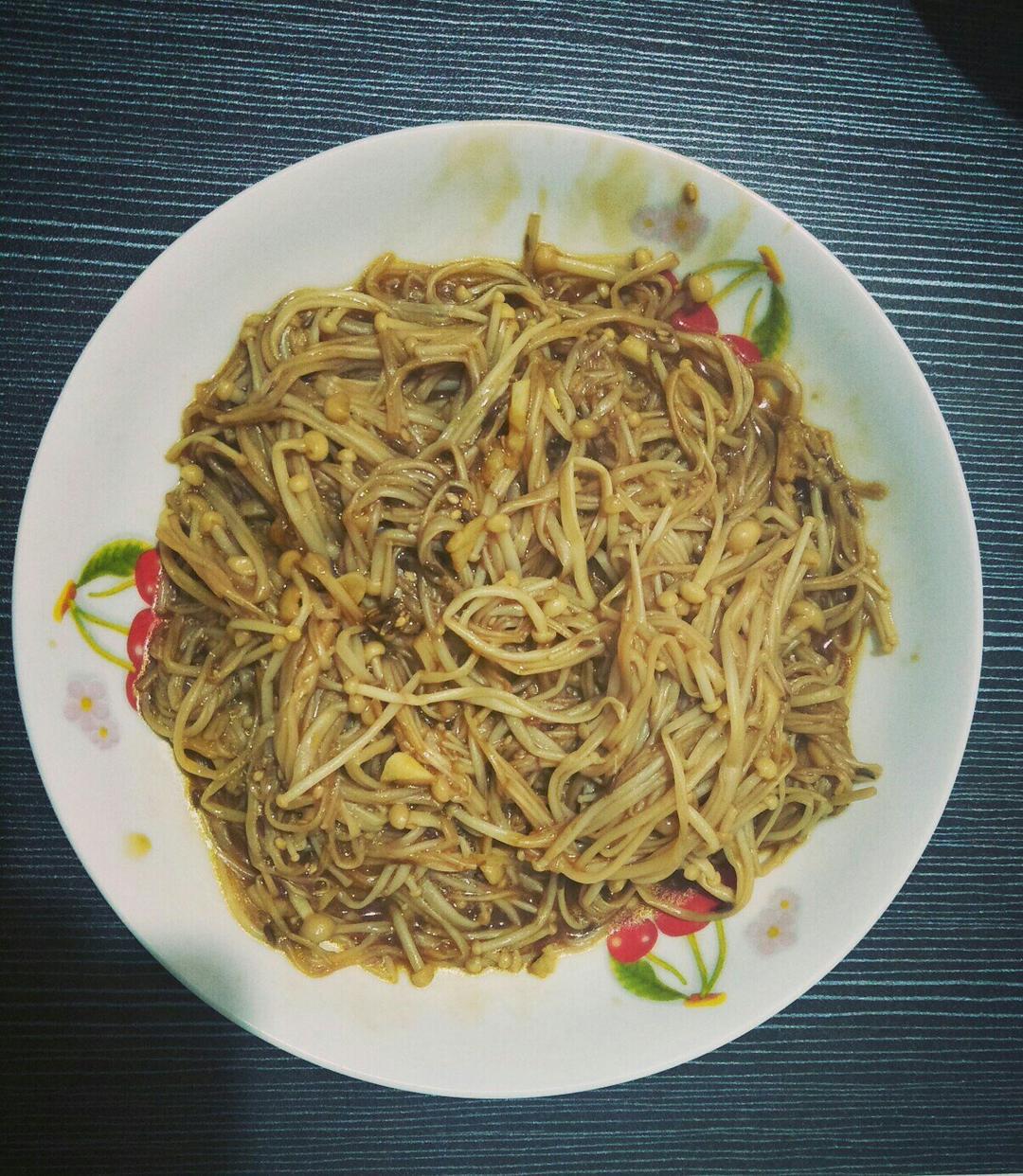 超好吃的孜然金针菇，简单易学超下饭！