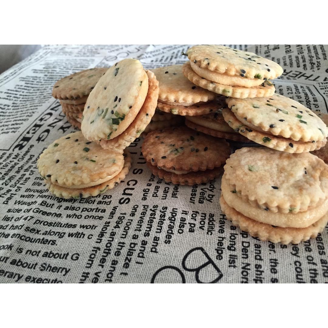 手工牛轧糖夹心苏打饼干