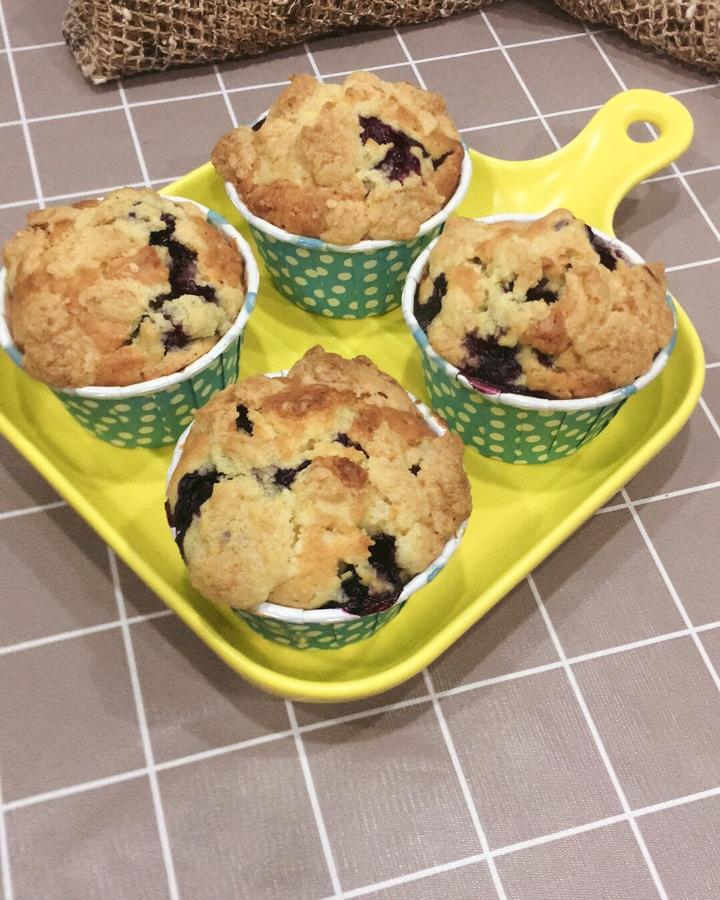 柠香蓝莓玛芬（植物油版）