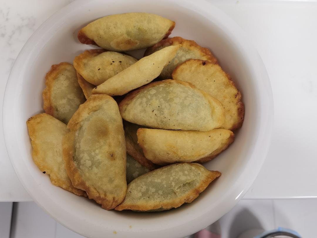 油炸韭菜盒子+糖三角