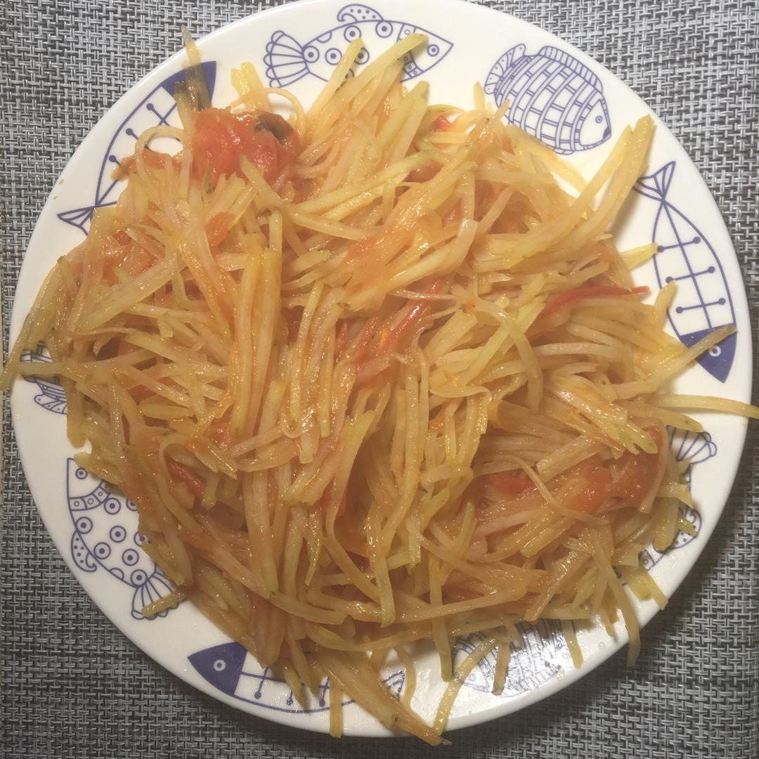 西红柿土豆丝