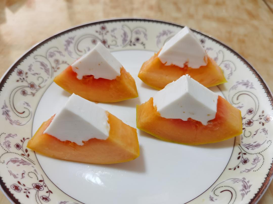 木瓜椰奶冻