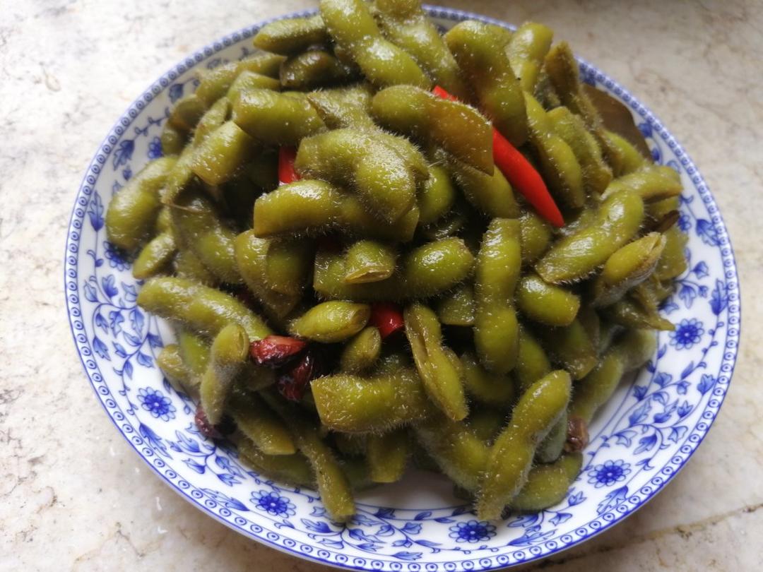 香辣煮毛豆.五香毛豆