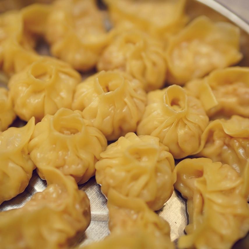 鲜虾小笼包（饺子皮版）