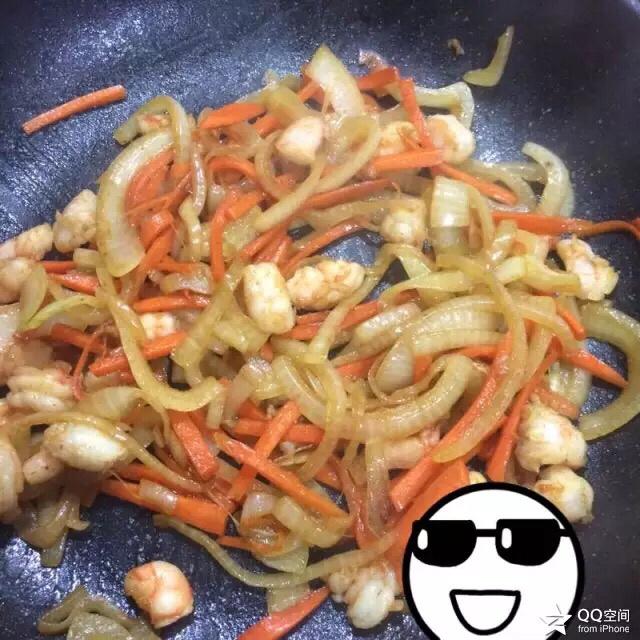 洋葱炒虾仁