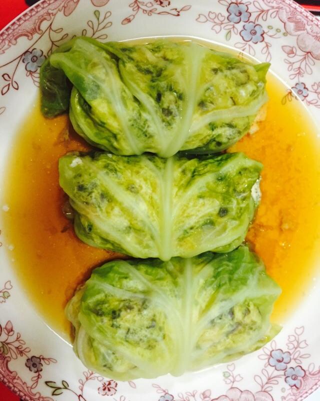 肉酿包菜卷（减肥餐）
