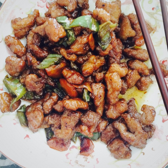 溜肉段烧茄子（东北硬菜呀哈哈）
