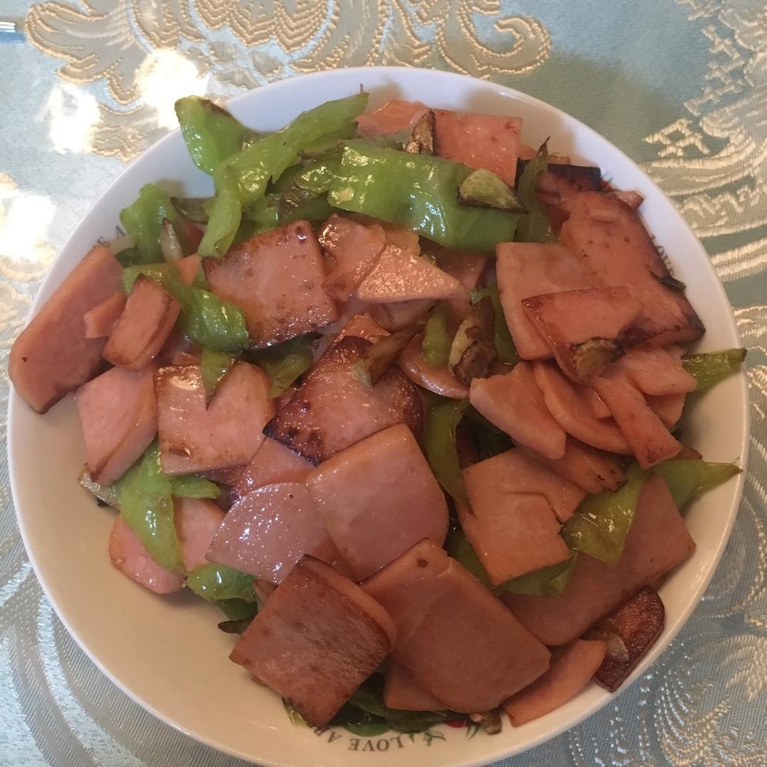 青椒火腿
