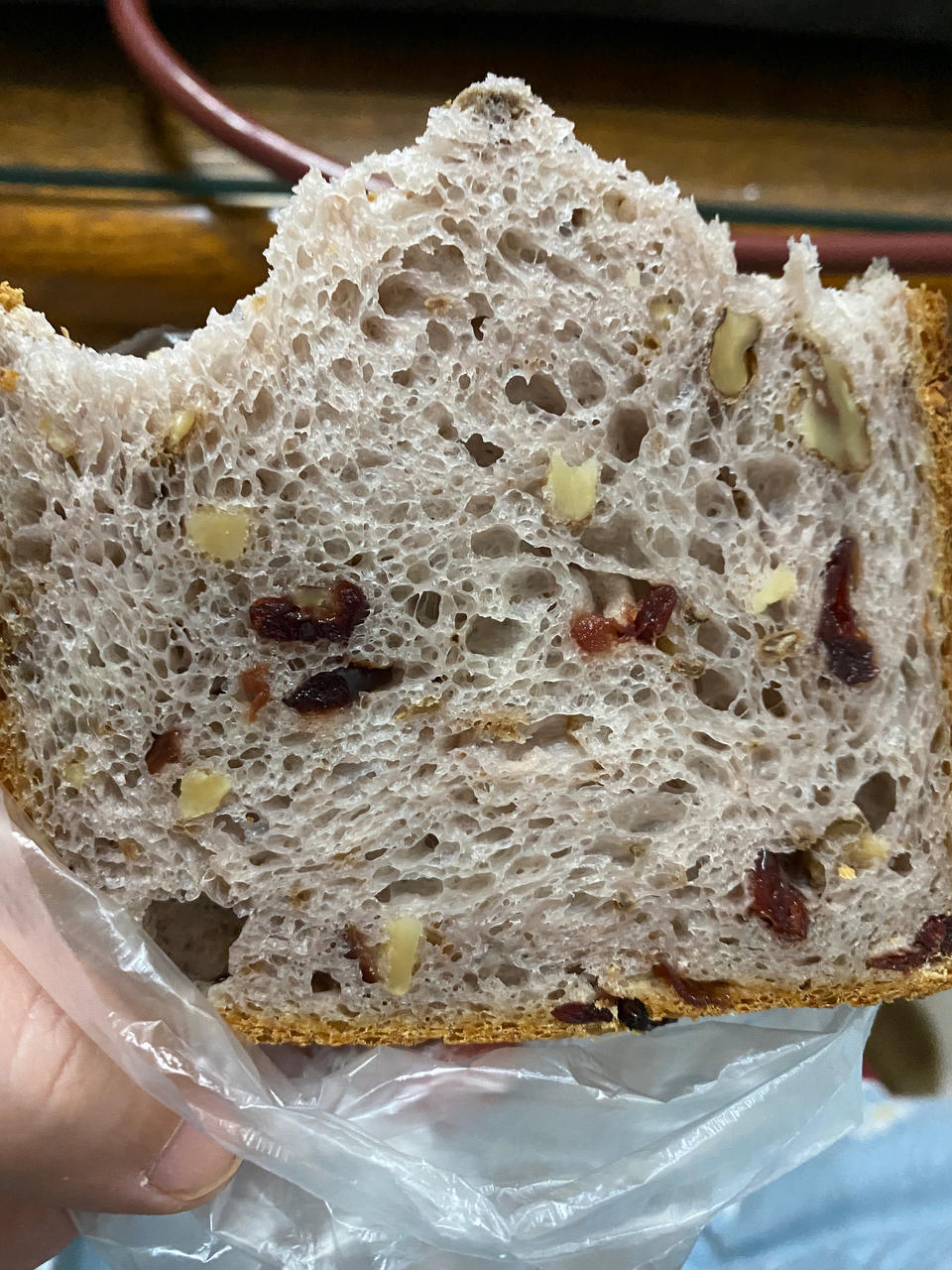 面包机核桃欧包